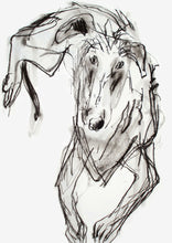 Load image into Gallery viewer, good boy, lurcher - card &amp; print
