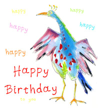 Load image into Gallery viewer, happy bird - print &amp; card